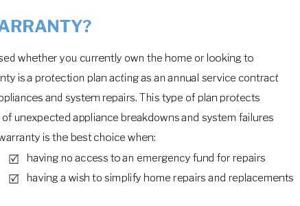 does home warranty cover pre existing conditions